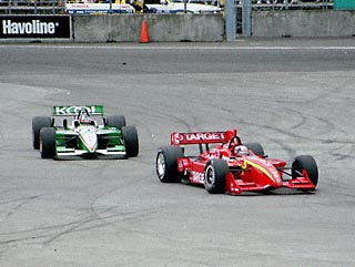 Montoya Holds Off Franchitti