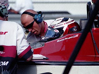 Pruett in Car
