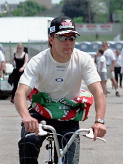 Fernandez on a Bicycle